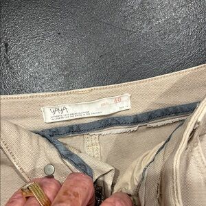 YaYa Aflalo Cream Midi Skirt